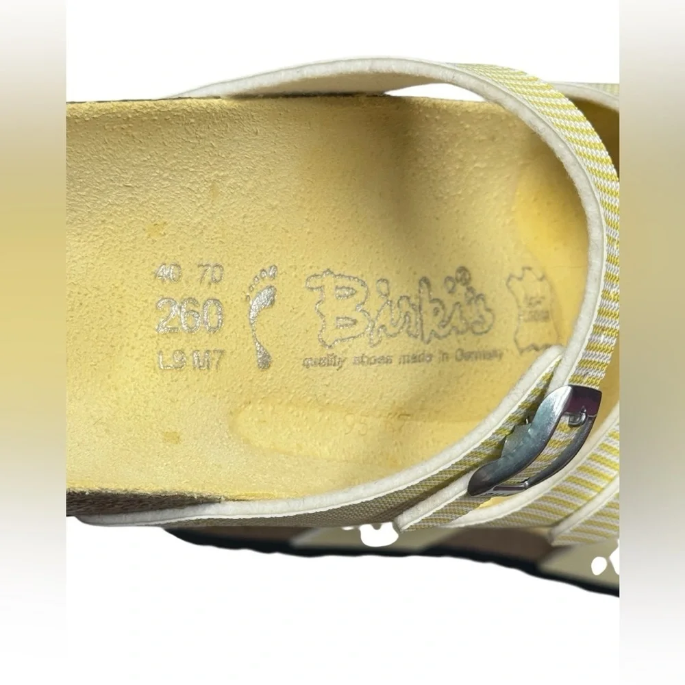Birkenstock Birki's Aziza Two Strap Sandal
Slides Pinstripe L9 M7 - Picture 7 of 7